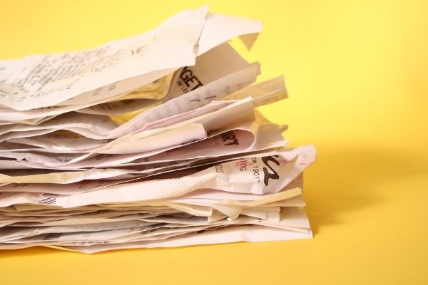 how to recycle receipts